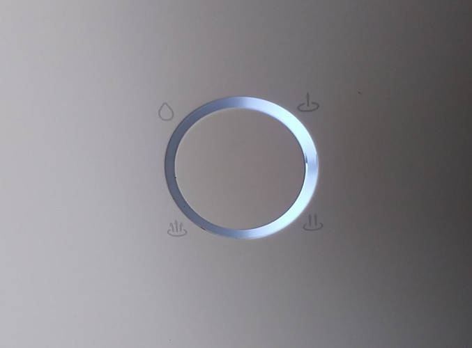 Przycisk w nawilżaczu ultradźwiękowym Xiaomi