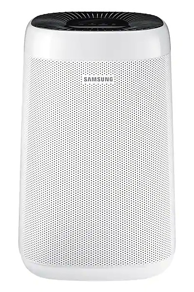 Oczyszczacz powietrza Samsung AX34R3020WW na białym tle.