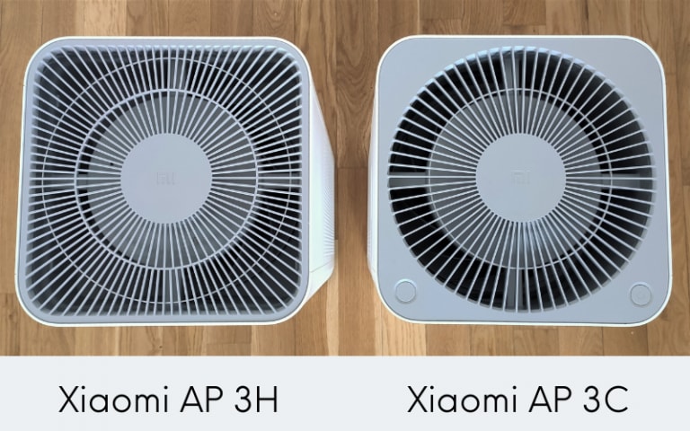 Xiaomi Air Purifier 3H i Xiaomi Air Purifier 3C górna obudowa