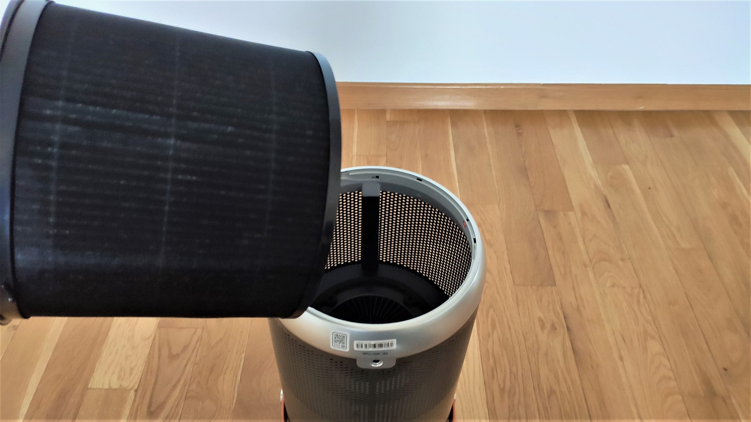 Otwarty oczyszczacz powietrza Xiaomi Smartmi P1 wraz z filtrem