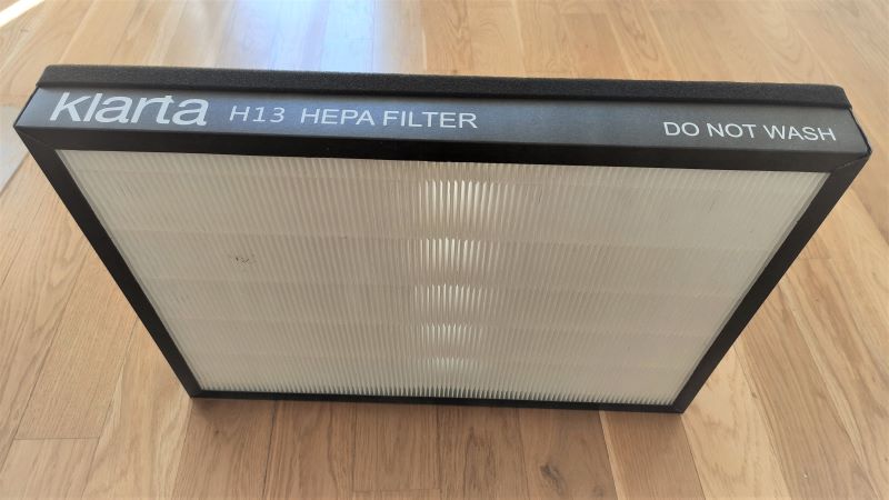 Filtr HEPA H13 w oczyszczaczu powietrza Klarta Stor 2
