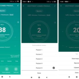 Vestfrost VP-A1S40WH aplikacja smart life