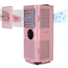Klimatyzator przenośny Klarstein Kraftwerk Smart 10K w kolorze różowym, źródło: materiały producenta