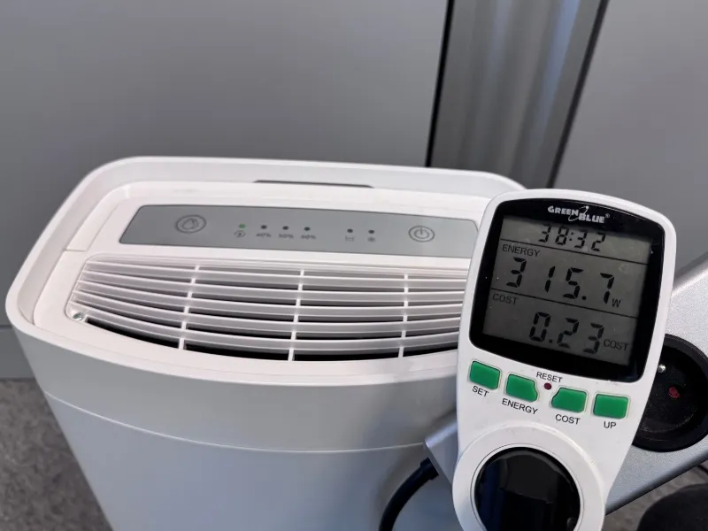 Blyss Sanford 25 l - test poboru mocy