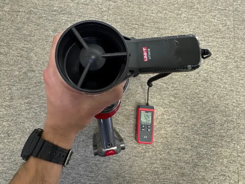 Dyson V12 Slim Detect - przepływ powietrza