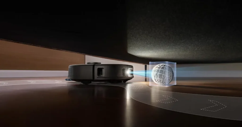 Wykrywanie obiektów przez robota Eufy X10 Pro Omni