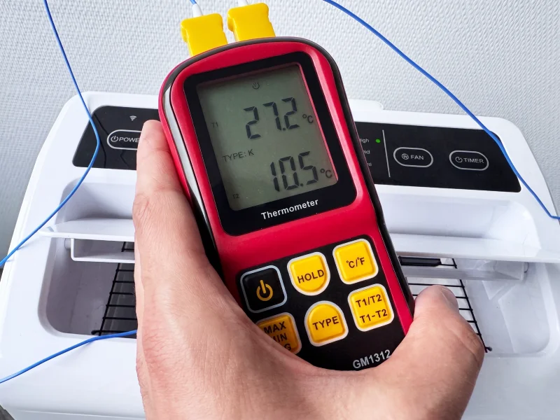 Fersk Lite - temperatura przy wylocie