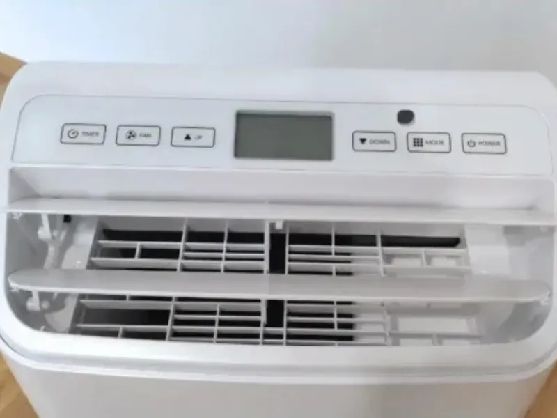 Ferks Vind 2 - ustawienie grzania w klimatyzatorze przez panel sterowania