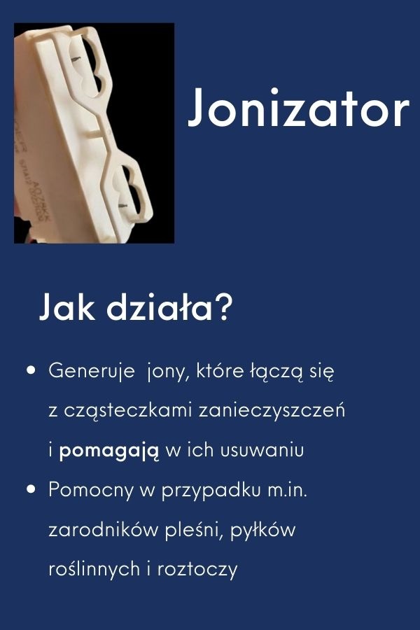 Jonizator w oczyszczaczu powietrza