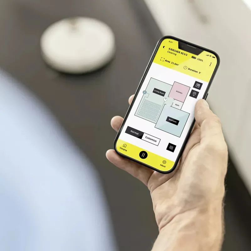 Aplikacja Karcher Robots
