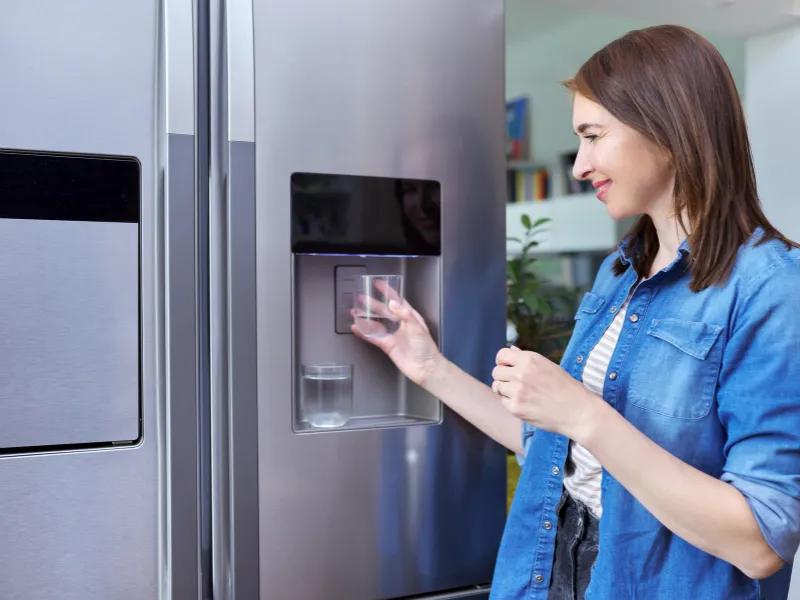 Lodówka z dystrybutorem wody