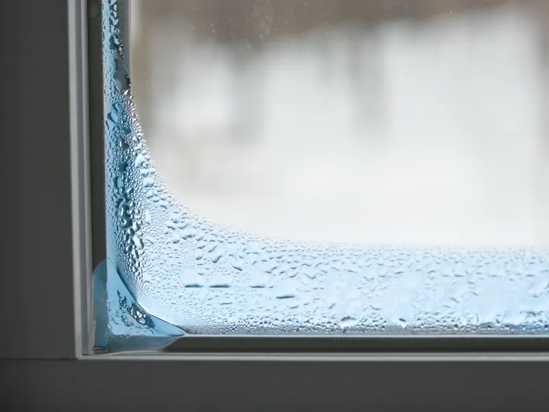 Mokre okna w domu