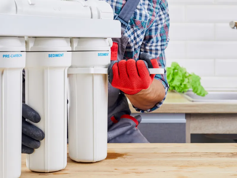 Montaż filtra do wody