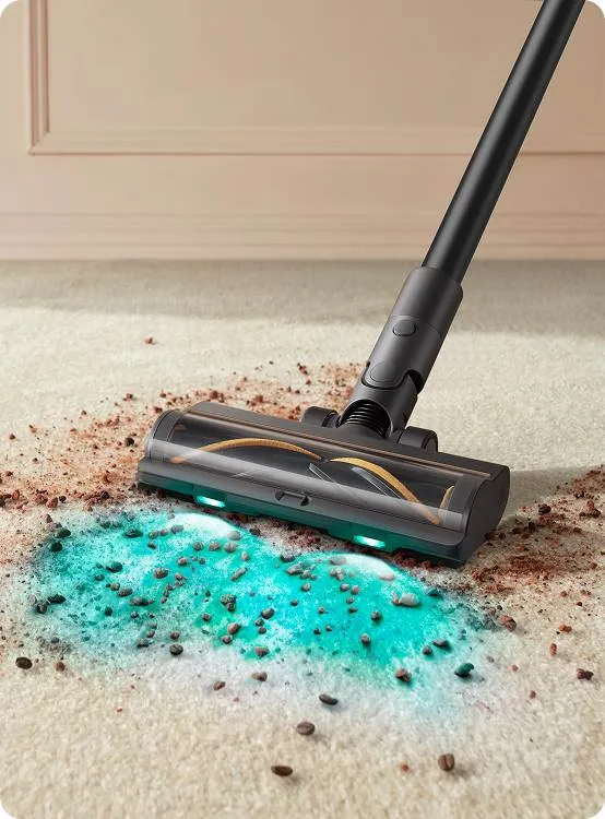 Odkurzanie z Dreame R20 Aqua