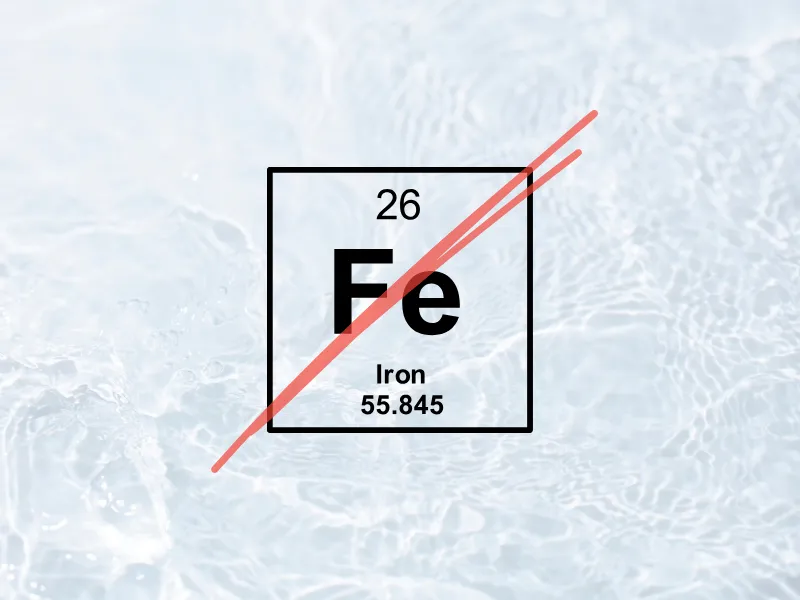 Odżelaziacz wody - żelazo w wodzie