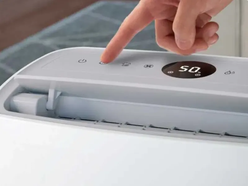 Panel sterowania w osuszaczu powietrza