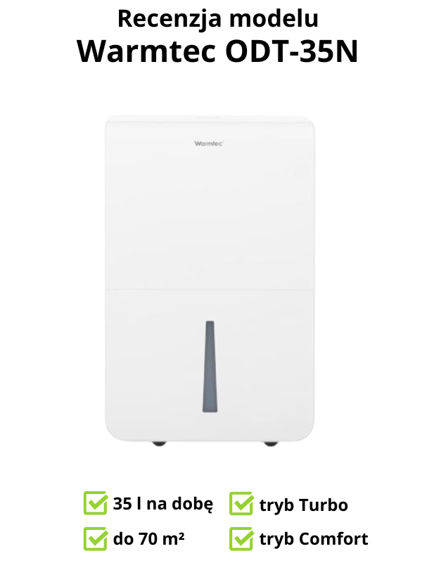 Osuszacz Warmtec ODT-35N - recenzja