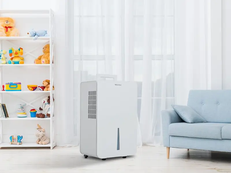 Osuszacz powietrza Warmtec ODT-25N w pokoju