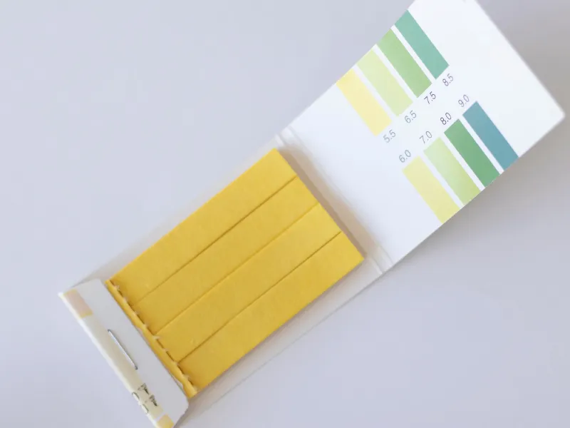 Paskowy test wody - test pH