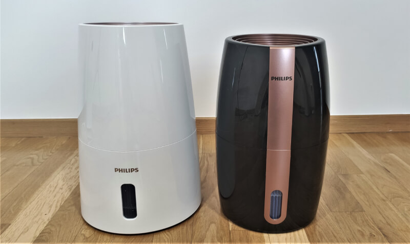 Po lewej model Philips HU3916/10 z serii 3000, a po prawej model HU2718/10 z serii 2000