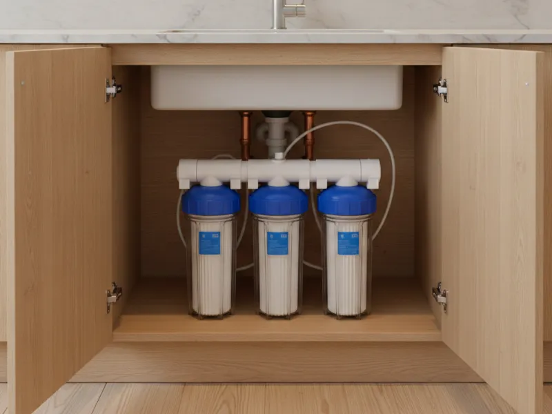 Podzlewowy filtr do wody - przepływowy