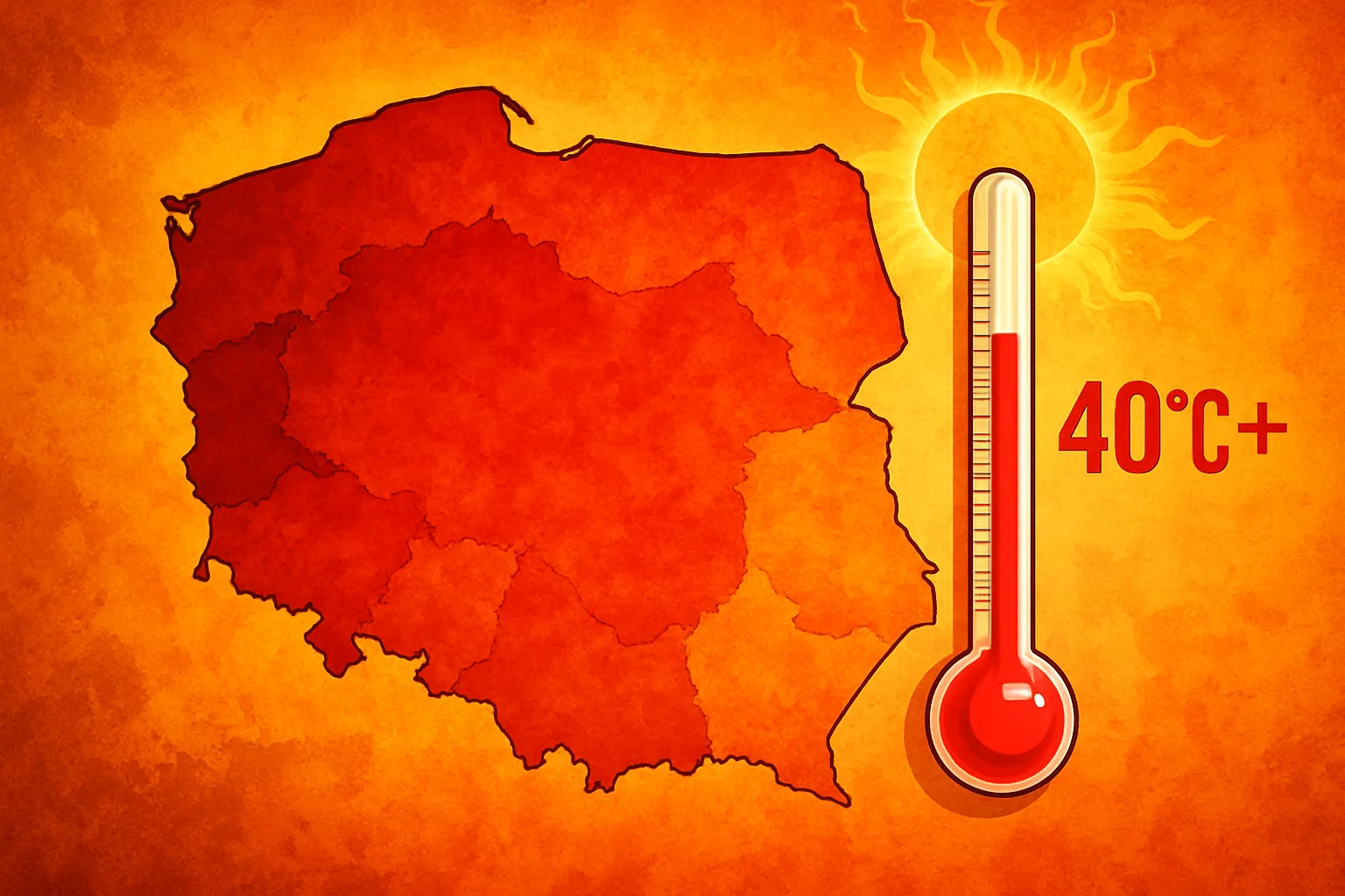 Rekord temperatury w Polsce