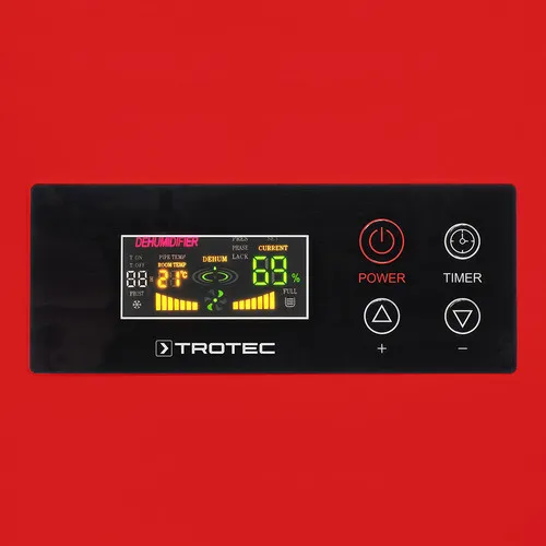Trotec TTK 166 ECO - panel sterowania