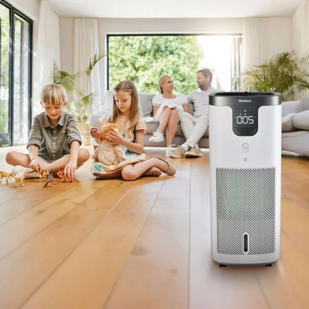 Webber Galaxy APEH11003 w salonie. Źródło: materiały producenta Webber