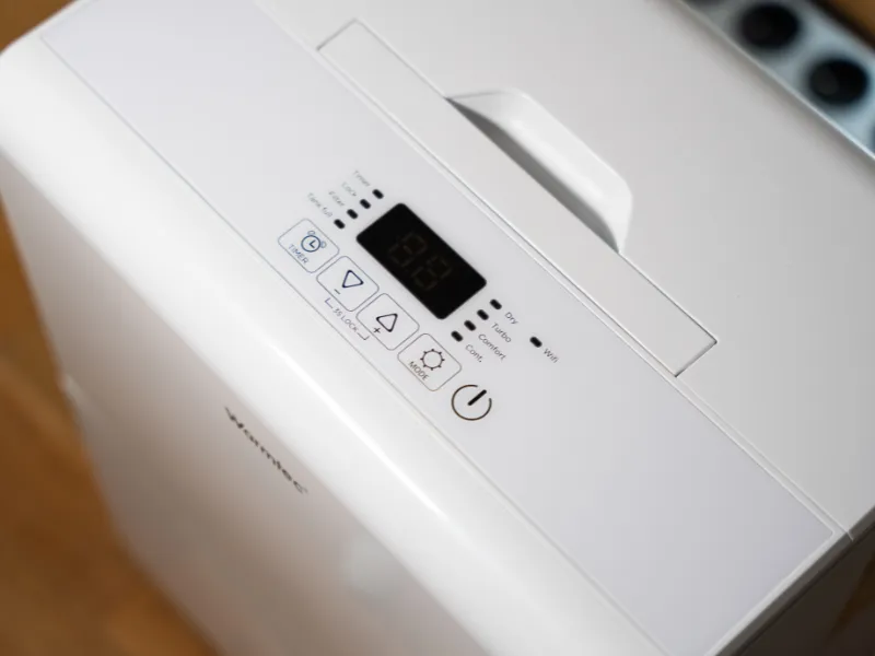 Warmtec ODT-35N - panel sterowania
