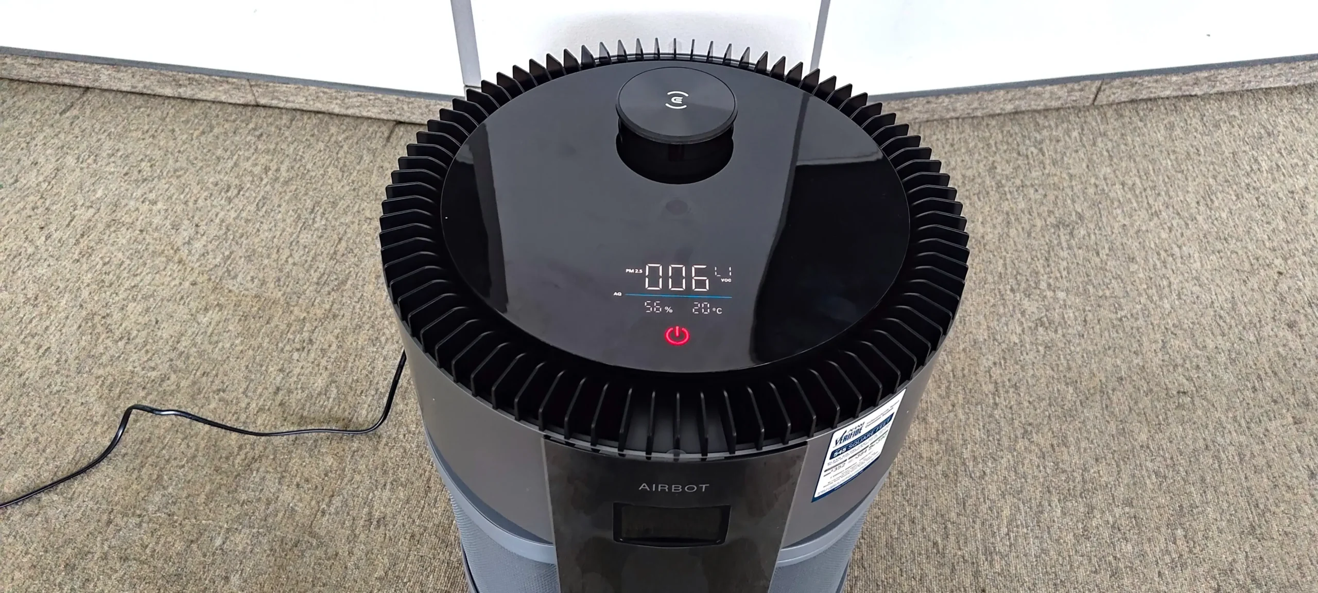 Panel górny i wyświetlacz Airbota Z1