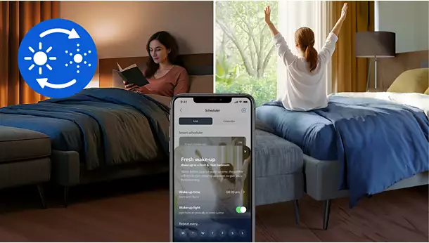 Aplikacja mobilna AIR+ i funkcja Fresh Wake-Up