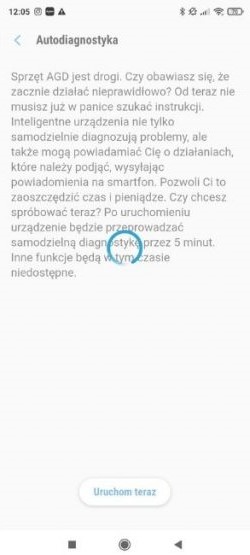 Aplikacja Smarthings Samsung AX60 powiadomienia