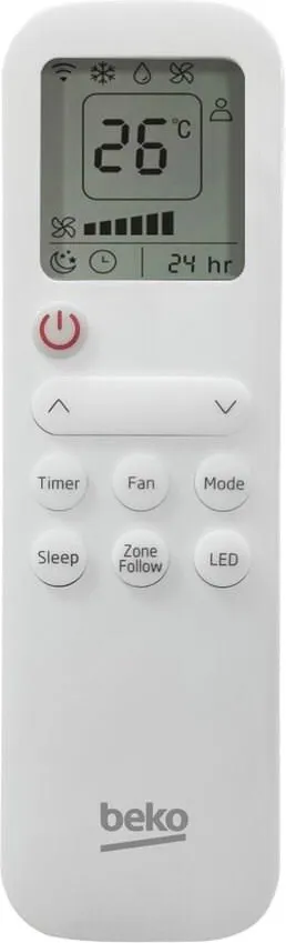 Pilot do klimatyzatora przenośnego Beko BP113H. Materialy producenta Beko