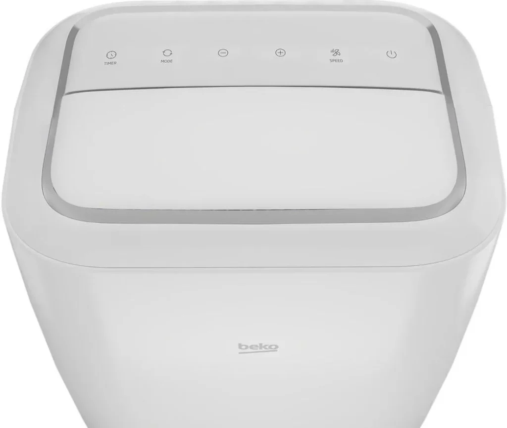 Beko BP113H z przodu i z góry - zamknięty wylot powietrza