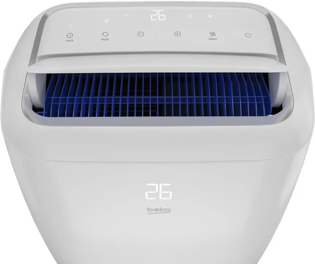 Beko BP113H z przodu i z góry wraz z wyświetlaczem.