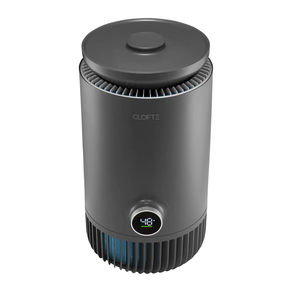 Clofte Duo Graphite widziany od góry.. Materiały producenta Clofte