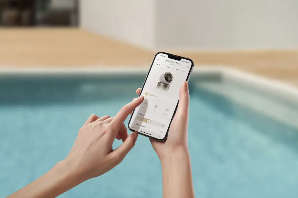 Sterowanie mobilne w oczyszczaczu powietrza Dreame AirPursue PM10