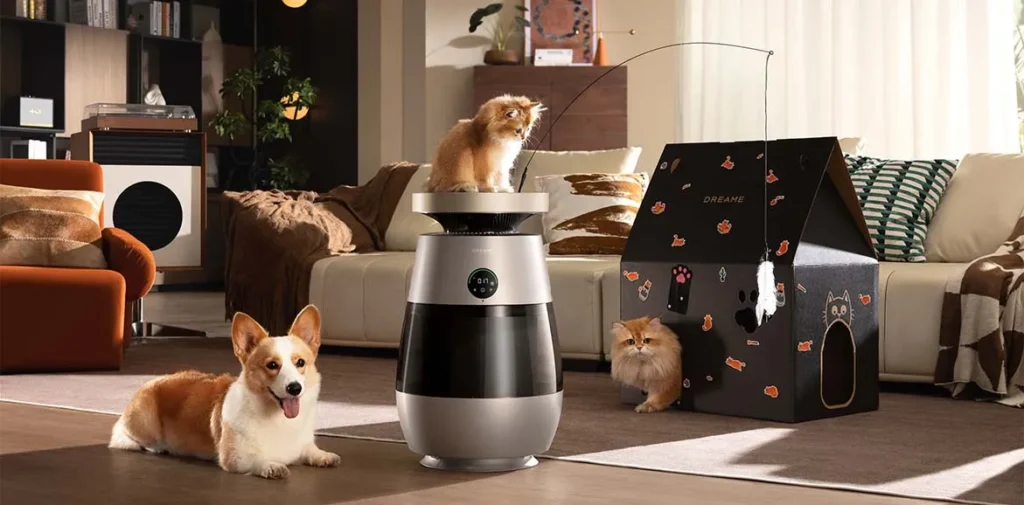 Dreame AP10 grafika ze zwierzętami domowymi