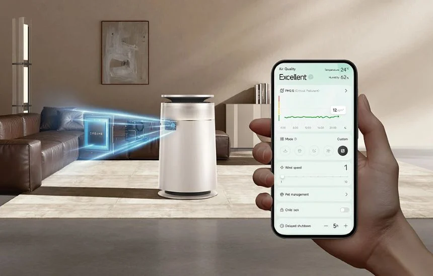 Dreame FurCatch FP10 aplikacja mobilna. Źródło: materiały producenta Dreame