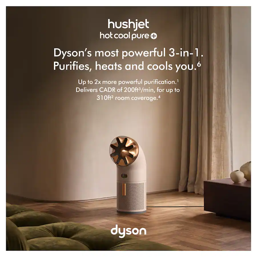 Dyson Hushjet Pure Cool+