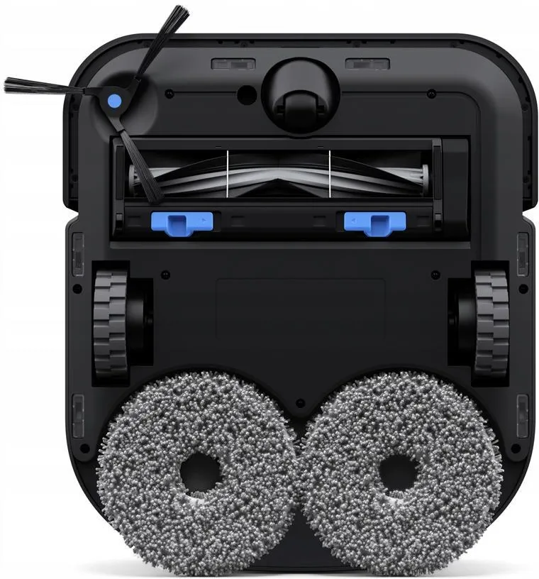 Ecovacs Deebot X2 Omni widziany od spodu.