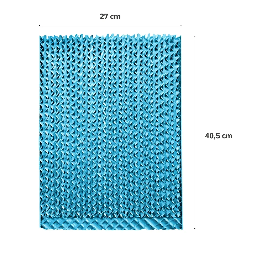 Filtr wodny wraz w wymiarami w oczyszczaczu Webber AP9750.