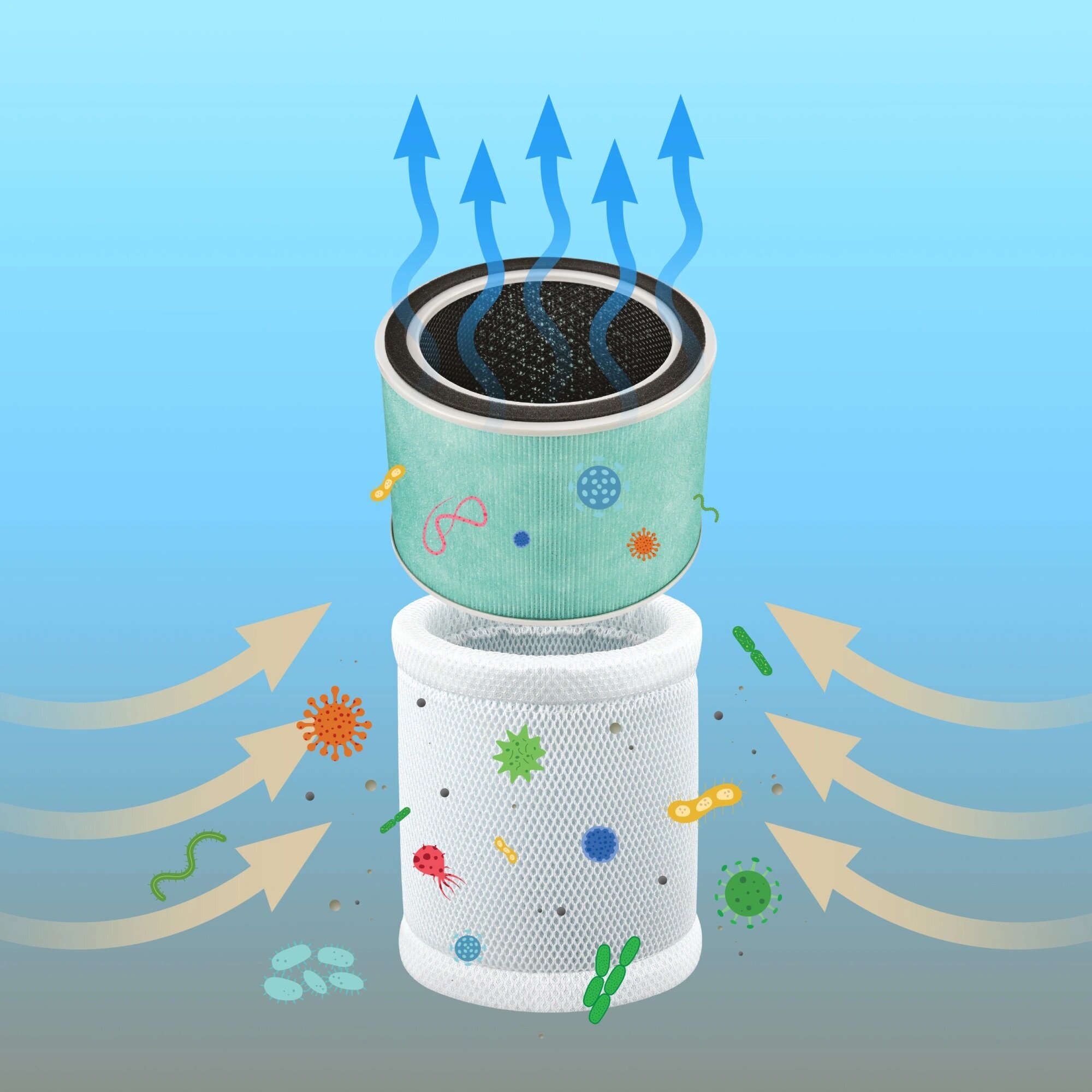 Filtracja powietrza w Webber APEH11003. Źródło: materiały producenta Webber