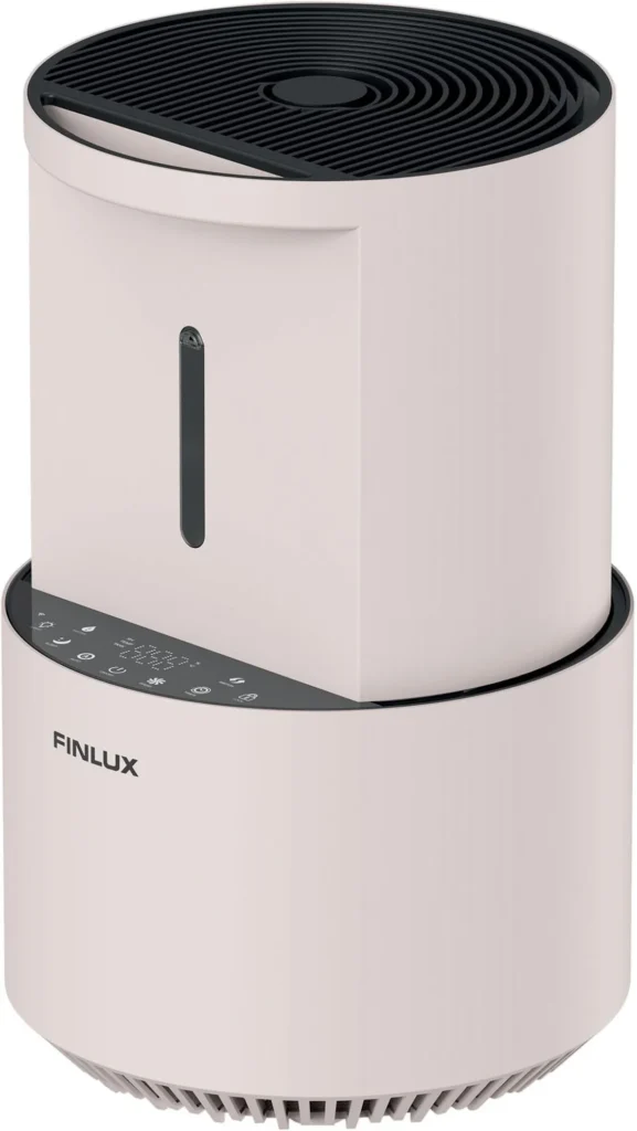 Finlux FN-H0I20GB przód i bok nawilżacza ewaporacyjnego