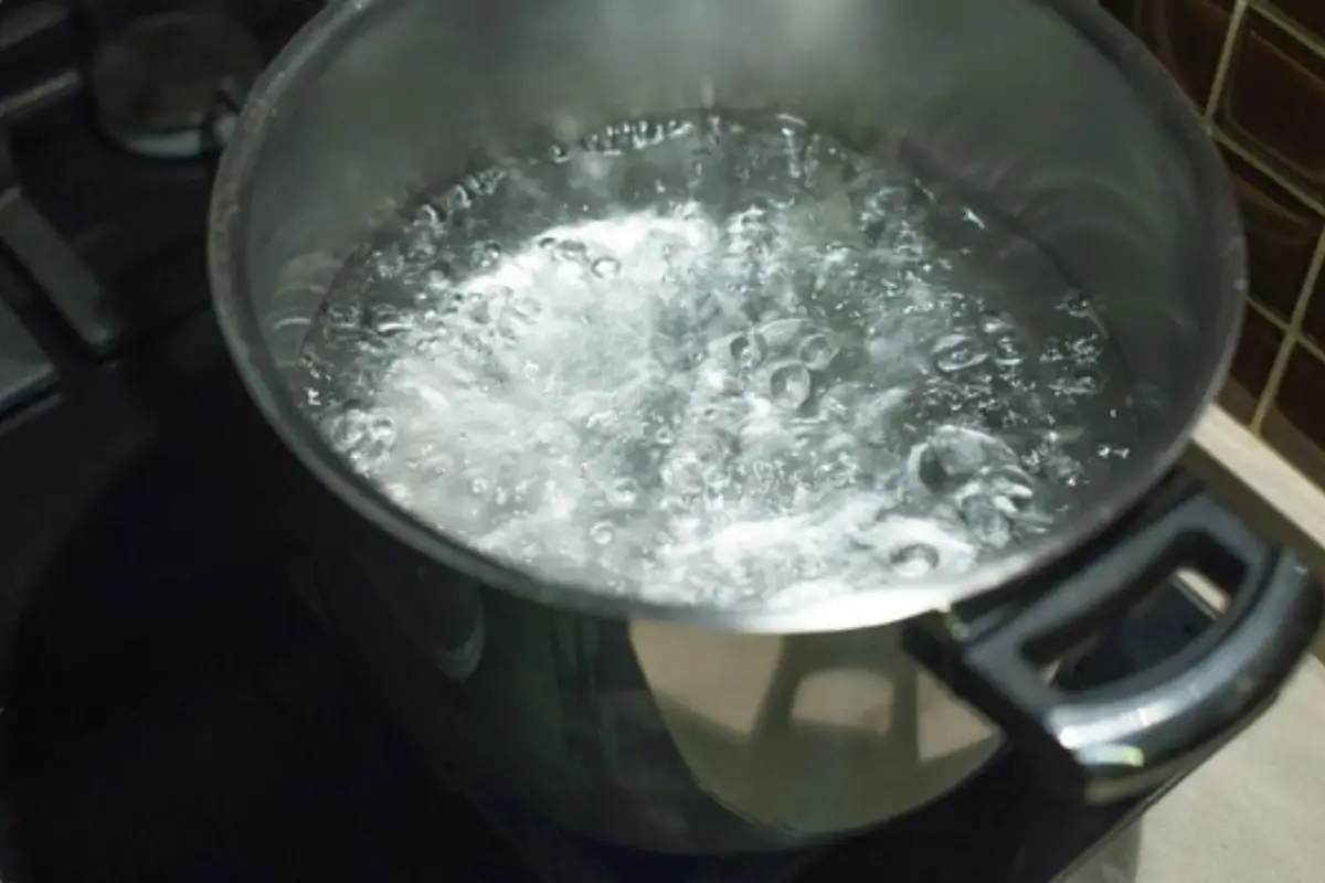 Gotująca się woda w garnku. Źródło: Canva.com