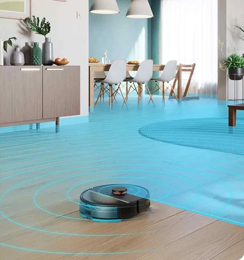Maopowanie pzrzestrzeni przez odkurzacz Philips Aqua 3000