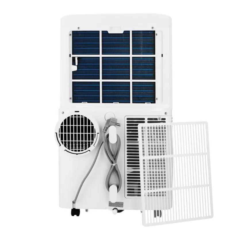 Klimatyzator przenośny Mission Air Polar 4,7KW WiFi widziany od tyłu z kratką wylotową. Materiały producenta Mission Air.