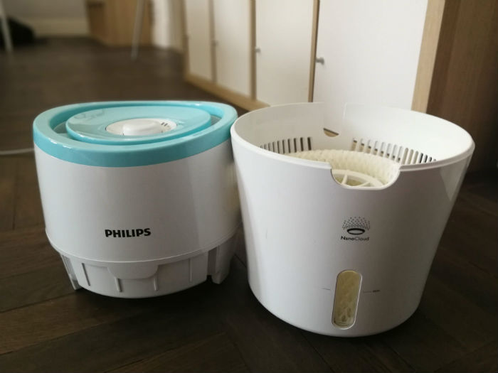 Nawilżacz Philips w środku