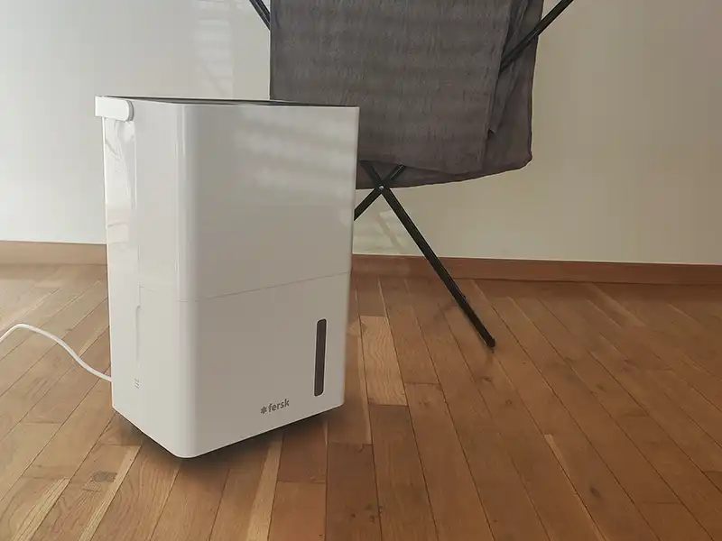 Osuszacz kondensacyjny podczas testu