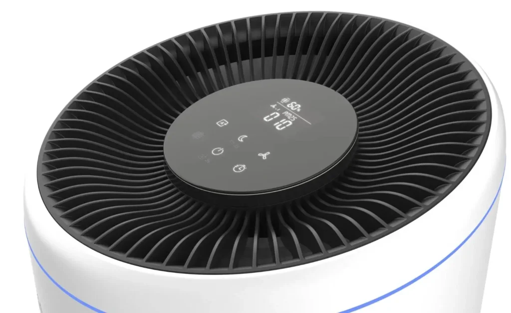 Panel sterowania w oczyszczaczu Bosch air 4000. Źródło: materiały producenta Bosch